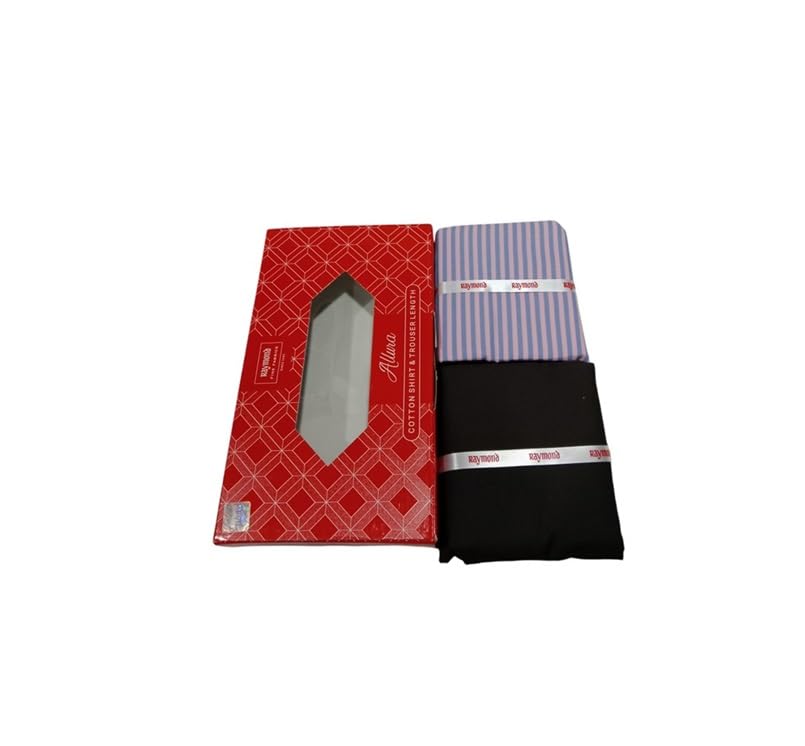 raymond fabrics Raymond Men’s Unstitched Shirt & Pant Fabric Combo | Premium Cotton Shirt Fabric & Formal Trouser Material | Gift Box Set (Multi)-picture-22