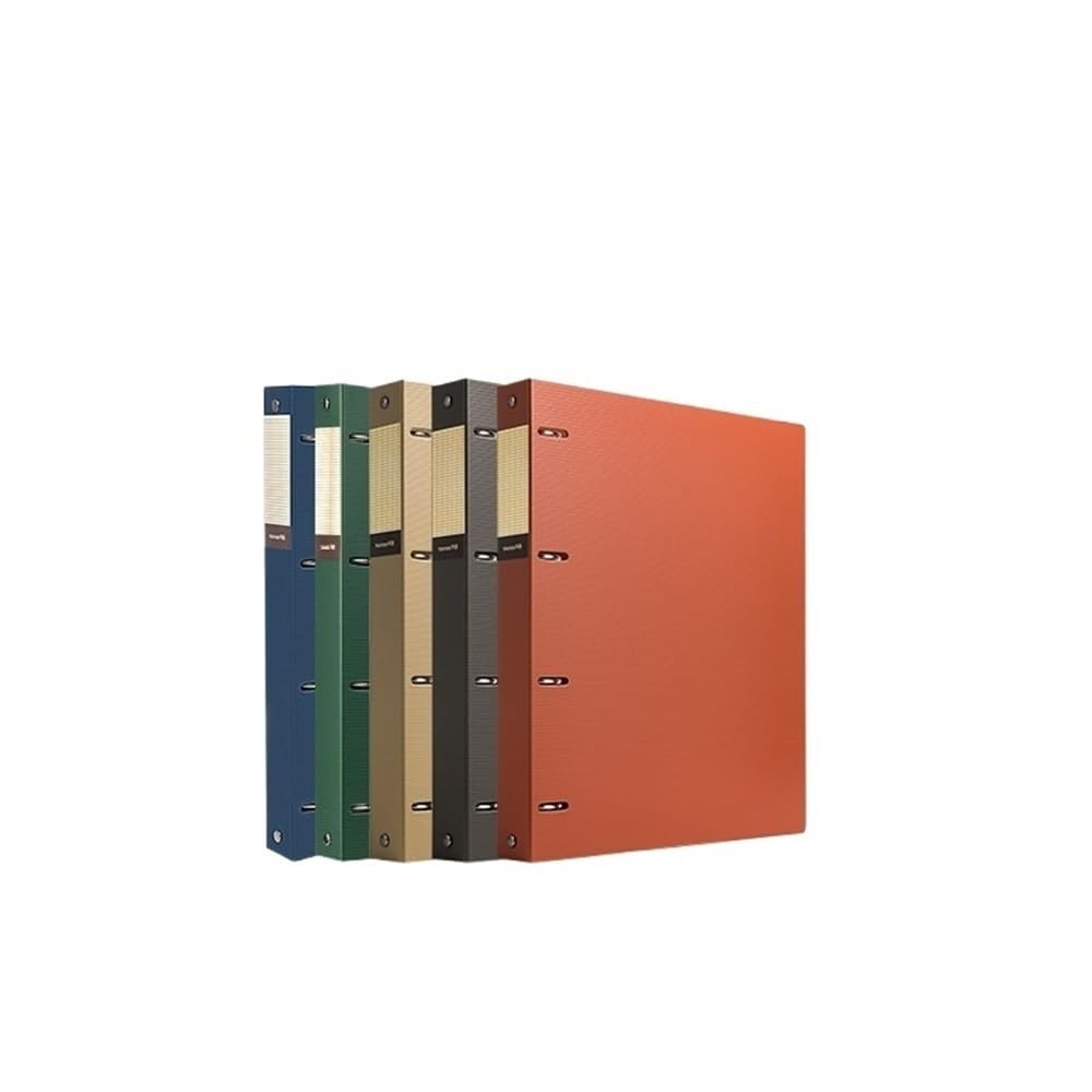 Folder plików A4 Perforowany segregator na luźne kartki Archiwum Informacyjny Organizer Broszura 3 szt. PP Teczka pogrubiona z czterema otworami