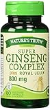 Nature's Truth, Ginseng Complex 800 mg Supplement, 60 Count