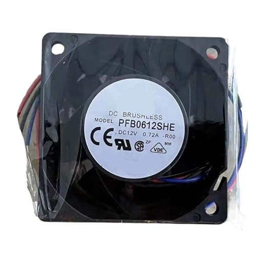 Ventilateur 6cm 12V 0.72A PFB0612SHE-R00 pour refroidissement de serveur 6038