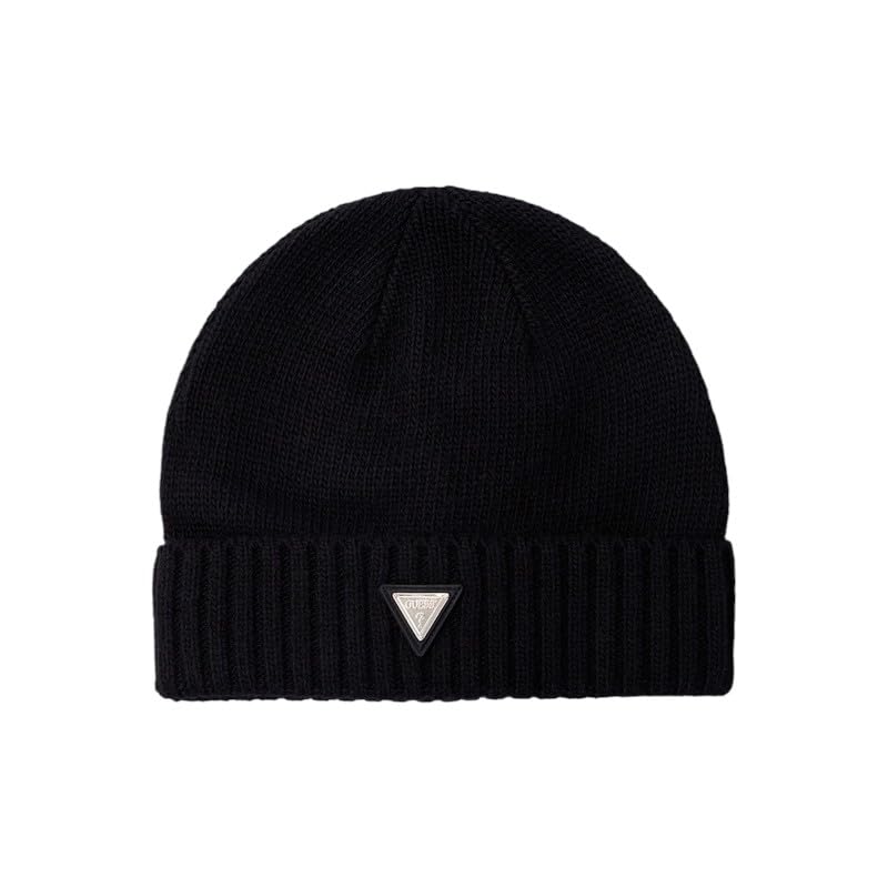 Guess Sombrero de mujer V4BZ08Z39B0 Beanie Sweater Jet Black AI25, Negro , Talla única