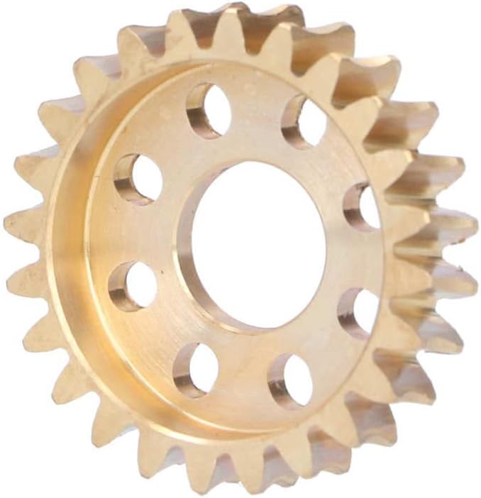 24 Teeth Brass Worm Brass Worm Gear Wheel Strong for Motor Drive Gears