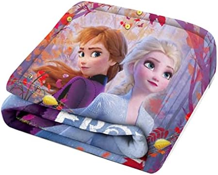 Frozen Kids Blankets Cute Cartoon Toddler Blanket for Girls Anime Kids Throw Blanket Super Soft Toddler Fleece Blanket Plush Girls Blankets Gifts Cozy Micro Throw Blanket for Kids Princess 50”x60”
