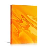 Canvas Wall Art Liquid Abstract Colorful Decorative Elements Mixed Media Multicolor Swirly - 12x18 inches