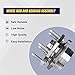 KUSATEC 512460 Front/Rear Wheel Bearing and Hub Assembly Fit for Ford Explorer 2011-2018, Ford Police Interceptor Utility 2013-2018