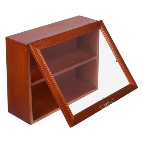 ULDIGI Gabinete de Madera Maciza para Exhibición