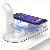 ★ 【Verabschieden Kabel unordentlich】 nur wenig Platz nehmen Schreibtisch sauberer zu machen, und auch nur Stecker benötigen 1 AC Adapter mit Kabel (nicht im Lieferumfang) Lade 2 Telefone und 1 iWatch bei gleichzeitig bequem Ihr Leben.