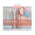 Real Techniques Endless Summer Makeup Brush Kit, Face Brushes, For Foundation, Powder, Highlight, Contour, Bronzer, Inlcudes Tanning Mitt, Premium Quality, 6 Piece Set