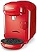 Bosch TAS1403 Tassimo Vivy 2 - Cafetera Multibebidas Automática de Cápsulas, Diseño Compacto, color Rojo