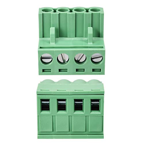 Conectores de bloque de terminales para PCB con paso de 5,08 mm y 4 pines 6