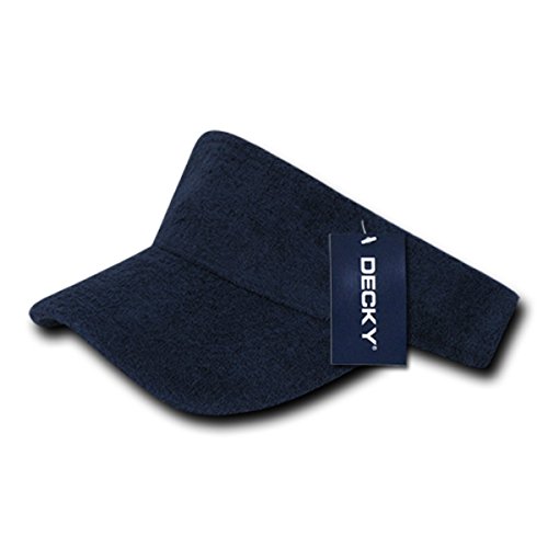 Visière en tissu éponge bleu roi anti-transpiration Decky