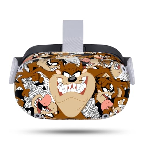 Head Case Designs Officially Licensed Looney Tunes Tasmanian Devil Graphics and Characters Vinyl Sticker Skin Decal Cover Compatible with Meta Quest 2