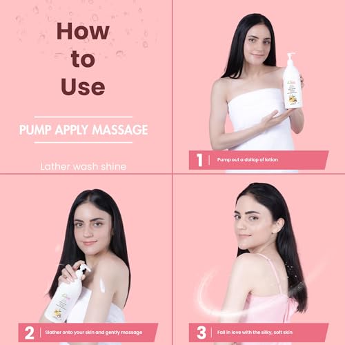 Image of La Pink Soft & Shine Body Lotion for Winter | Deep Hydration with Kokum Butter & Daisy Flower Extract | Non-Greasy & Fast Absorbing | Ideal for Dry Skin | 100% Microplastic Free Formula | 450ml (Pack of 2)