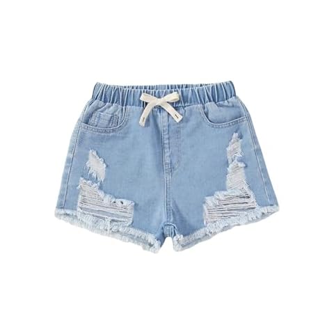 Verdusa Girl's Distressed Denim Shorts Cover