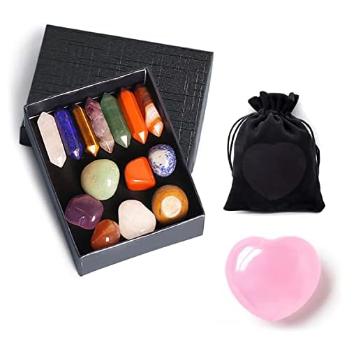 Juego de 15 cristales curativos de primera calidad para regalos piedras meditación yoga piedras preciosas naturales pulidas alivio de piedras preciosas terapia amuleto chakra cuarzo palma reiki