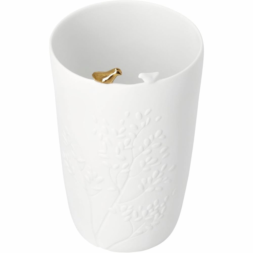 Räder Porzellanvase „Vogelpaar“ – Goldvogel Vase – Hochwertige Blumenvase mit Gold-Akzent – Edle Tischdeko & Geschenk