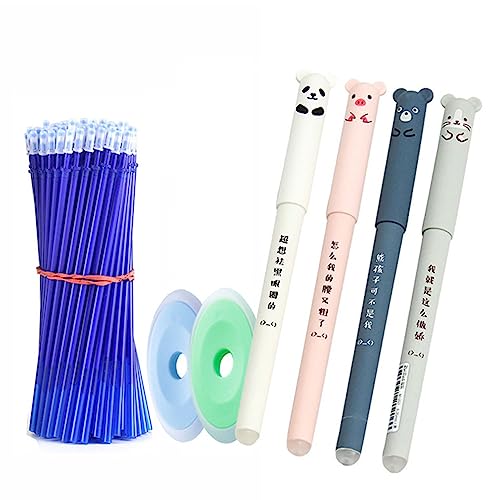Set de bolígrafos gel borrables Ymiko tinta azul neutral 0.5mm miniatura 6