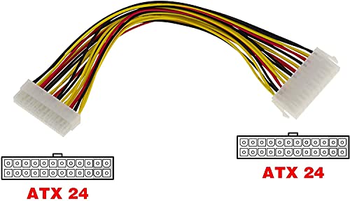 KALEA-INFORMATIQUE ATX 24 Female to ATX24 Male extension adaptor cable. Length 30 cm - Image 2