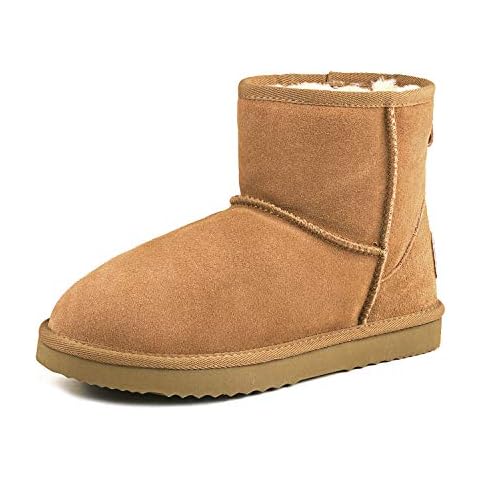 AUSLAND Boots for Women Winter Ankle Boot Womens Snow Boots 7.5US Chestnut A5854 38EU Cover