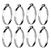 Waschmaschine%2CEntfernt günstig Kaufen-8 STK Schlauchschellen Edelstahl, Einstellbare 70-90 mm Schlauchschellen Set, Schlauchklemmen Set, 304 Edelstahl Rohrschellen Schraubschellen Set für Waschmaschine Poolschlauch Schellen Set