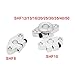 SSIMOO 4pcs/lot SHF8 SHF10 SHF12 SHF13 SHF16 SHF20 SHF25 SHF30 Linear Bearing Shaft Support CNC Router for 3D Printer Kindly (Size : SHF20)