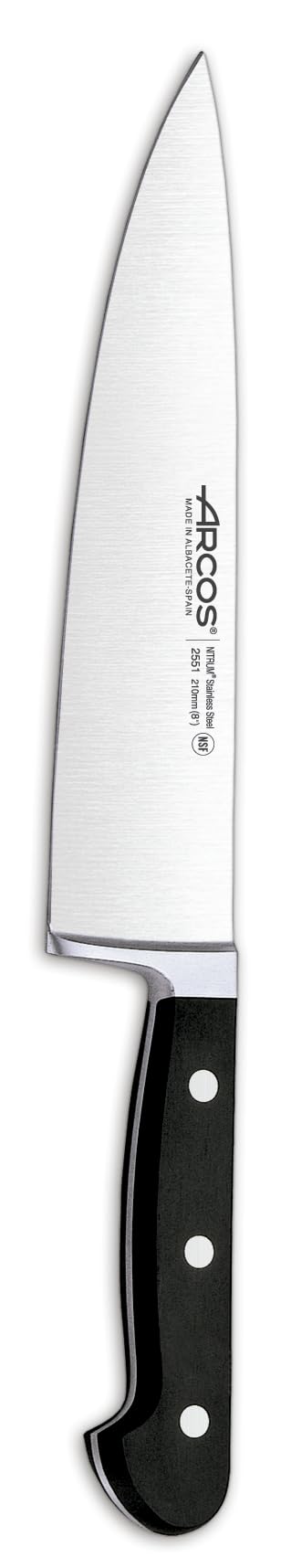 Coltello Da Pane Arcos Maitre 210 Mm: Lama In Acciaio Inossidabile Nitrum, Dentellato, Manico Ergonomico Nero, Lavabile In Lavastoviglie - 3