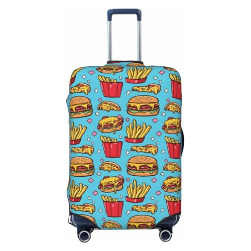 Luggage Cover - Cute Food Print Travel Suitcase Covers For Luggage, High Elasticity Suit Case Cover Protector Fits 18-32 Inch
