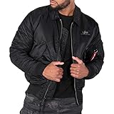 Authentic Alpha Industries CWU SF 59 Jacke Schwarz XXL