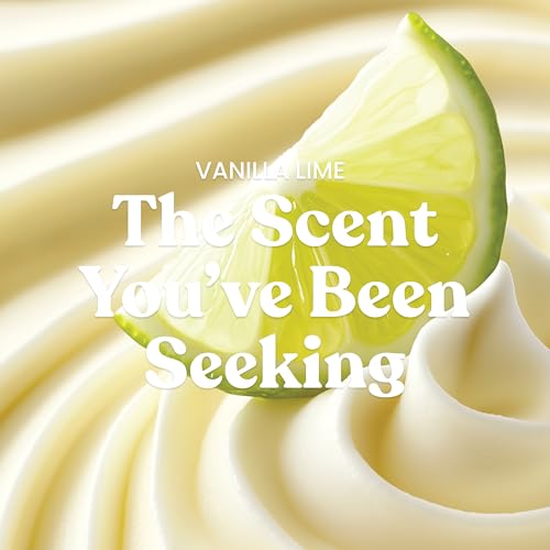 Yankee Candle Large Jar Scented Candle with up to 150 Hour Burn Time, Premium Plant Wax Blend for Consistent Burn, 22 oz Jar Candle with Room Filling Fragrance, Vanilla Lime