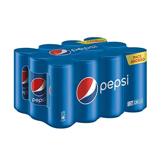 Pepsi Refresco de cola - Paquete de 12 x 330 ml