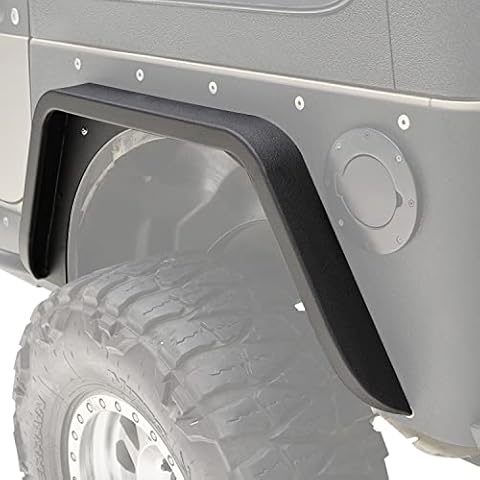 EAG Rear Fender Flare Armor Steel Fit for 97-06 Wrangler TJ Cover