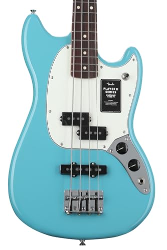 Fender Player II Mustang Bass PJ, Rosewood Fingerboard, Aquatone Blue