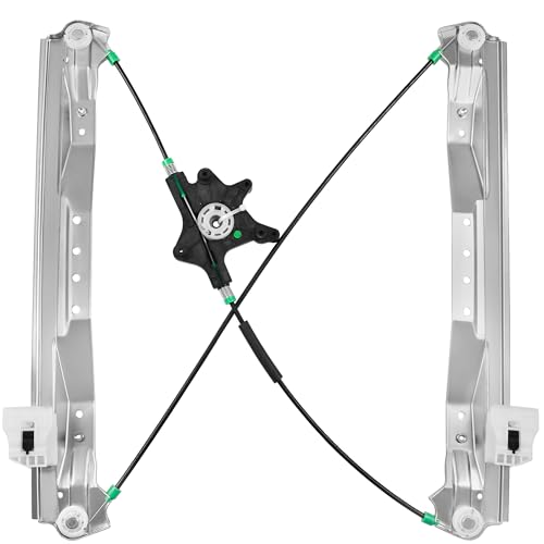 XIMAKA Front Driver Side Power Window Regulator Without Motor Fit for 2008-2016 Town & Country Dodge Grand Caravan Ram C/V Routan 749-508