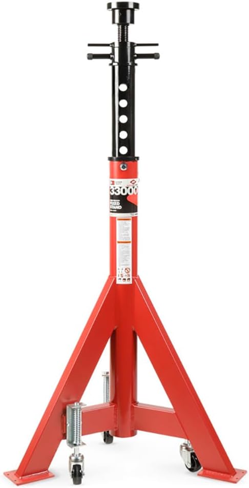 AFF 7.5 Ton Fixed High Truck Stand - Adjustable Height Vehicle Lift- Super Heavy Duty