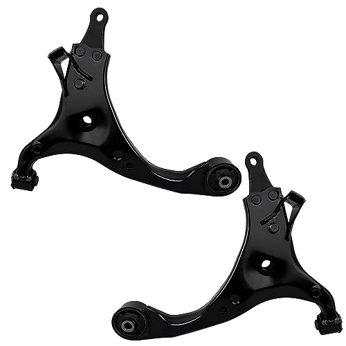 Image of Detroit Axle - 10pc Front End Suspension Kit for 2006-2010 Kia Optima 2007-2010 Magentis 2007-2011 Rondo, Struts Lower Control Arms Lower Ball Joints Sway Bars Outer Tie Rods Replacement Struts Shocks