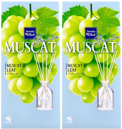 【まとめ買い】サワデー香るスティック フルーツ マスカット&リーフ 70mL×2