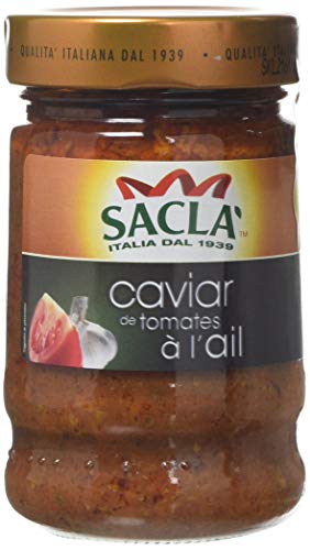 Sacla Sauce Caviar de Tomates a l'Ail le Bocal, 190.0 gramme Cover
