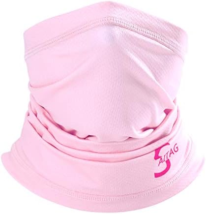 SAITAG Neck Gaiter Sun Protection Breathable Elastic Face Scarf Mask for Hot Summer Cycling Hiking Fishing