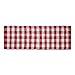 Produktbild DII Buffalo Check Teppich-Kollektion, handgefärbt, wendbar, Chindi-Teppich, Läufer, 60 x 152 cm, Rot