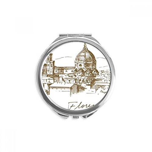 Espejo de mano de la Catedral de Florencia, regalo original de maquillaje