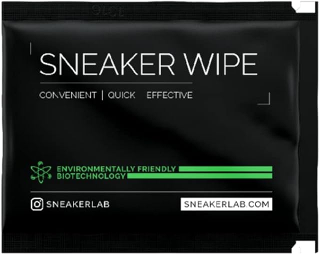 Sneaker LAB Shoe Wipes | All Purpose & Leather Specific Options Available | 12 Individual Wipes Per Pack