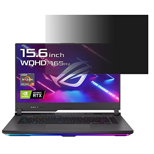 ASUS ROG Strix G15 G513RW 15.6�C���` 16:9 �`�����h�~ �t�B���^�[ �v���C�o�V�[�t�B���^�[ �p�\�R��PC �m�[�g�u�b�N�^ �t���ی�t�B���� �u���[���C�g�J�b�g ���˖h�~ �p�\�R�� �Z�L�����e�B�[�`�����h�~ ���ʎg�p�\ ��
