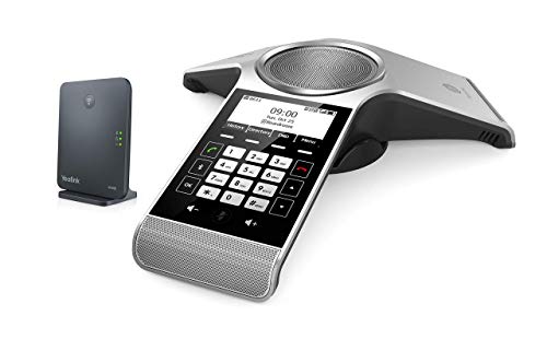 Yealink CP930W-Base Conference DECT IP Phone and Base Station, 3.1-Inch Graphical Display. Battery-powered (Renewed)