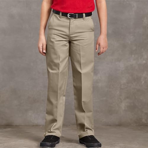 Dickies Boys' Flex Waist Flat Front Pants3