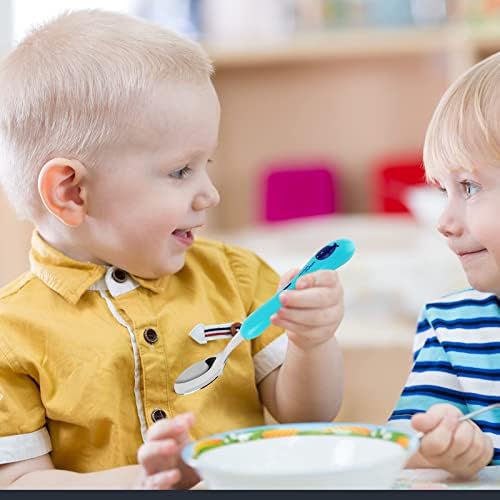Lehoo Castle Childrens Cutlery, 6 Pcs Toddler Cutlery Set Stainless Steel, Includes 2 x Childrens Forks/Knives/Spoons, Kids Knife and Fork Sets (Ocean Animals)