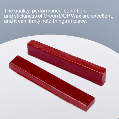 Image of Red DOP Wax Fit for Lapidary Cabachon Forming Cutting