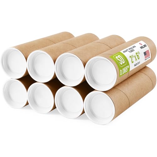 Tube pour affiche approuvé usps pour envoi postal sécurisé de dessins 8pcs