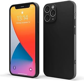 Red Ember Shockproof Case for iPhone, Ultra Slim Protective Liquid Silicone Matte Finish Phone Case with Soft Anti-Scratch Microfiber Lining - iPhone 12 Pro Max - Green