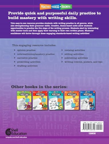 180 Days(tm): Writing for 5th Grade Spanish Practice Workbook for Classroom and Home, Cool and Fun Practice Created by Teachers (180 Days of Practice) (Spanish Edition) - Image 2