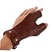 Happyyami Left Hand Finger Protector Glove Finger Leather Guard for Shooting and Hand Protection for Enthusiasts PU